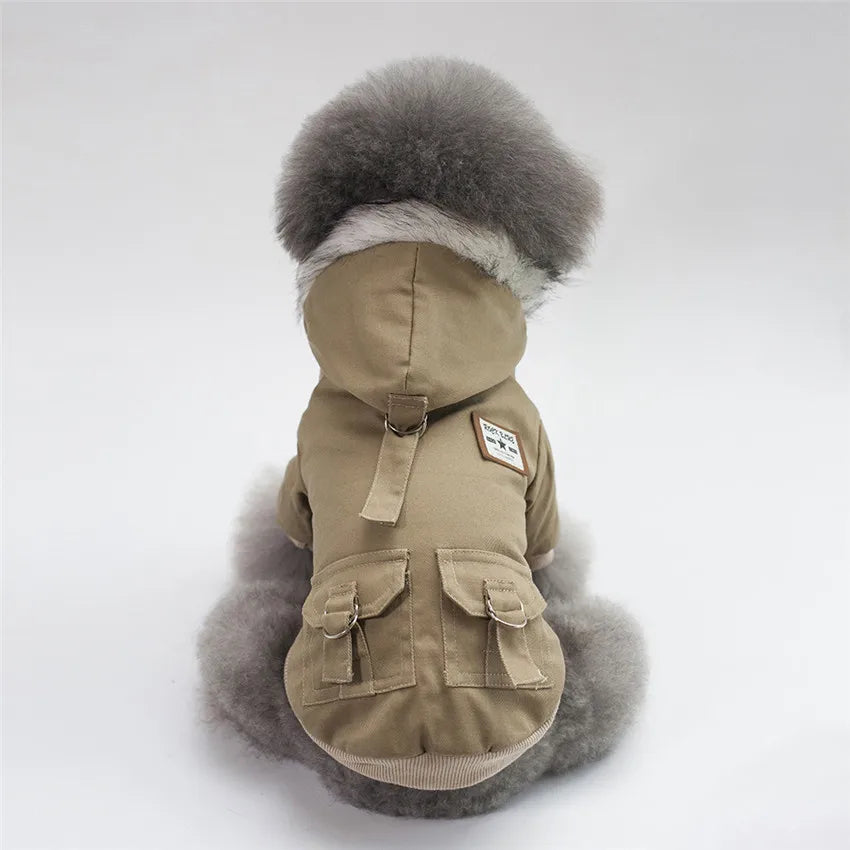 CozyPaws Winter Cotton Jacket - Warmth for Small Breeds