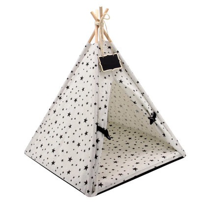 Dreamy Hideaway: Portable Pet Teepee for Cats & Small Dogs