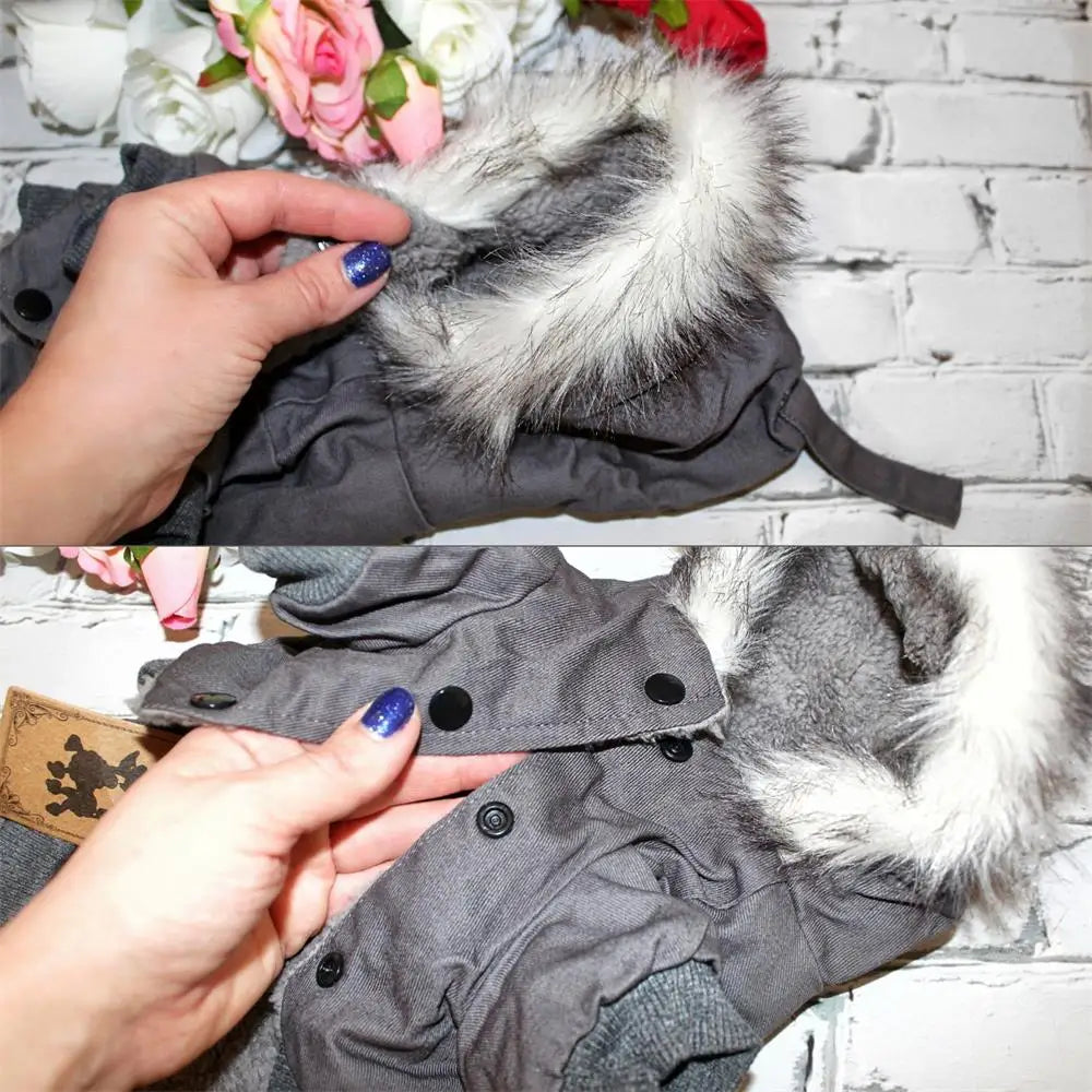 CozyPaws Winter Cotton Jacket - Warmth for Small Breeds