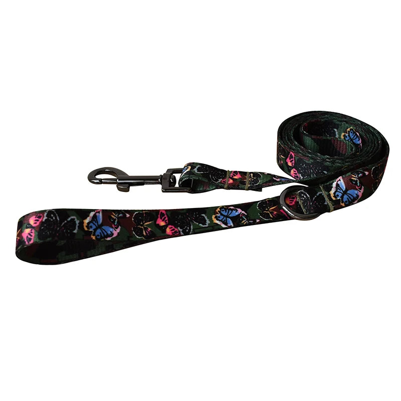 HeritagePaws Ethnic Dog Collar & Leash Set - Custom Engraved for All Breeds