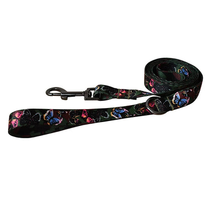 HeritagePaws Ethnic Dog Collar & Leash Set - Custom Engraved for All Breeds