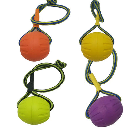 HydroFloat Premium Interactive Training Ball – Bite-Resistant EVA Foam Fitness Rope Toy