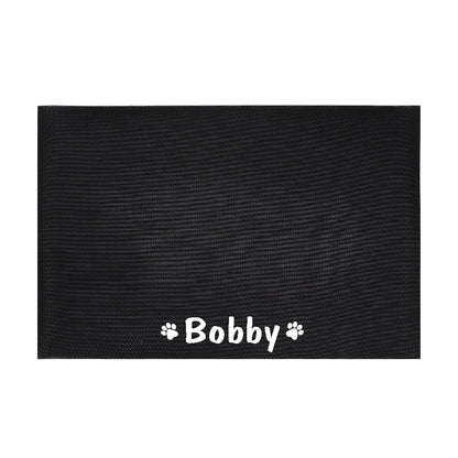 Personalized Waterproof Pet Placemat - Custom Name Feeding Mat for Dogs & Cats