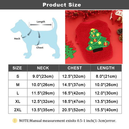 Festive Santa Costume for Pets - Cozy Christmas Hoodie for Small Dogs & Cats