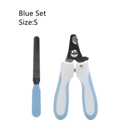 PawGroom Professional Stainless Steel Nail Clipper & File Set