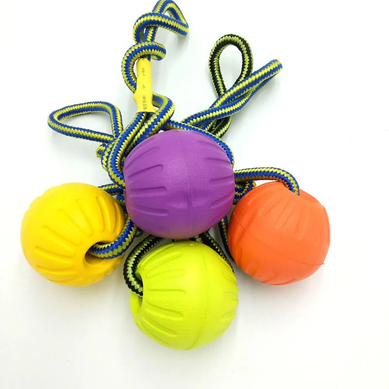 HydroFloat Premium Interactive Training Ball – Bite-Resistant EVA Foam Fitness Rope Toy