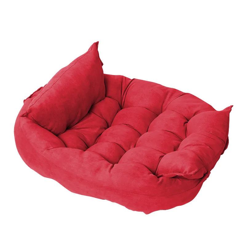Multifunctional Pet Sofa Nest Bed – Ultra-Soft Machine-Washable Cushion for French Bulldogs, Pugs, and Cats