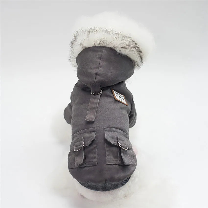CozyPaws Winter Cotton Jacket - Warmth for Small Breeds