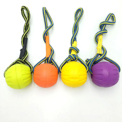 HydroFloat Premium Interactive Training Ball – Bite-Resistant EVA Foam Fitness Rope Toy