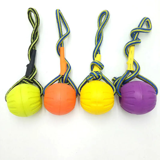 HydroFloat Premium Interactive Training Ball – Bite-Resistant EVA Foam Fitness Rope Toy
