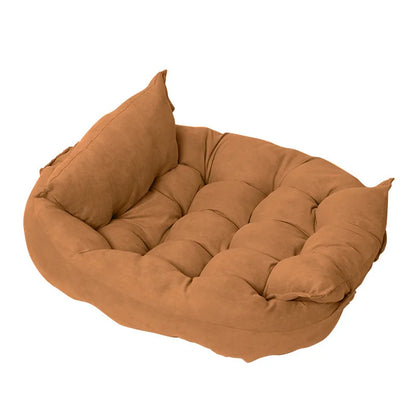 Multifunctional Pet Sofa Nest Bed – Ultra-Soft Machine-Washable Cushion for French Bulldogs, Pugs, and Cats