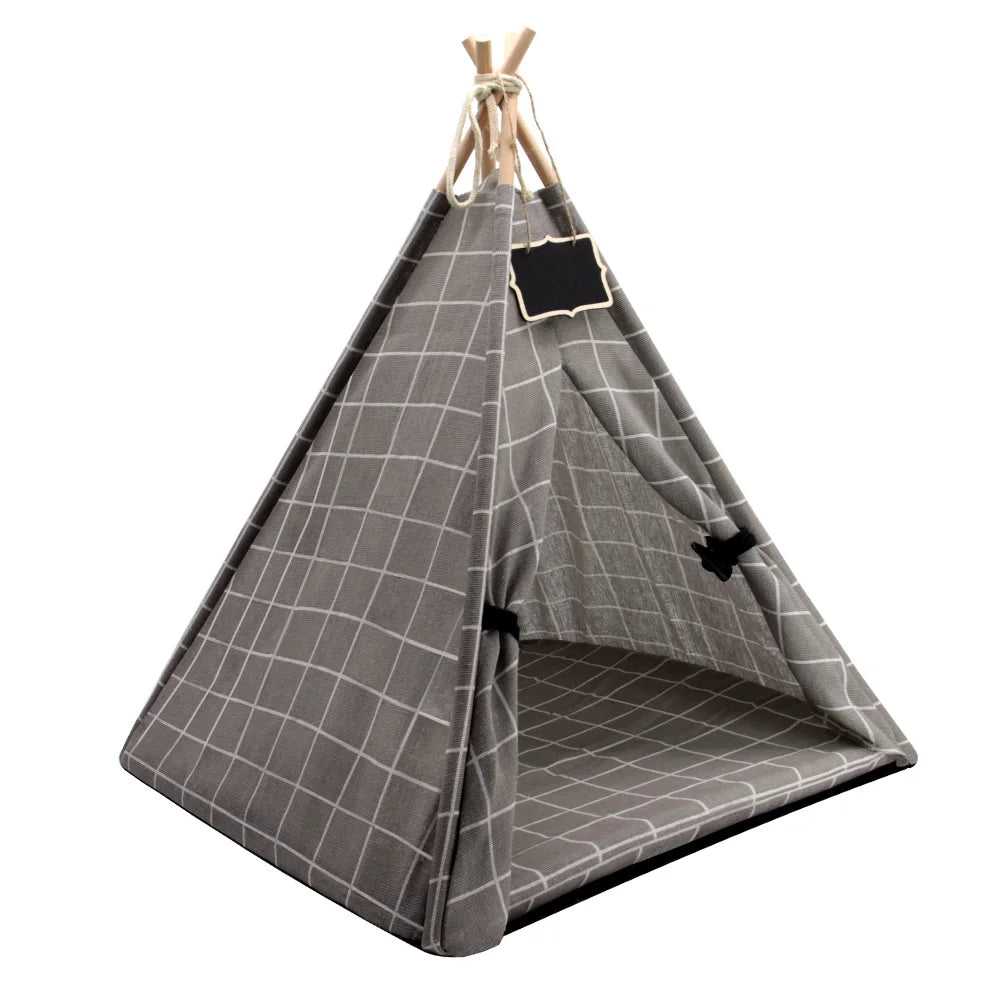 Dreamy Hideaway: Portable Pet Teepee for Cats & Small Dogs