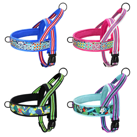 No-Pull Reflective Dog Harness Vest – Comfort & Safety for All Breeds