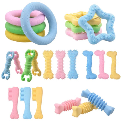 ChewGuard Durable Thorn Bone Rubber Molar Toy – Heavy-Duty Bite-Resistant Dental Training Toy