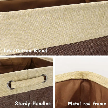 Personalized Foldable Canvas Pet Toy & Storage Basket