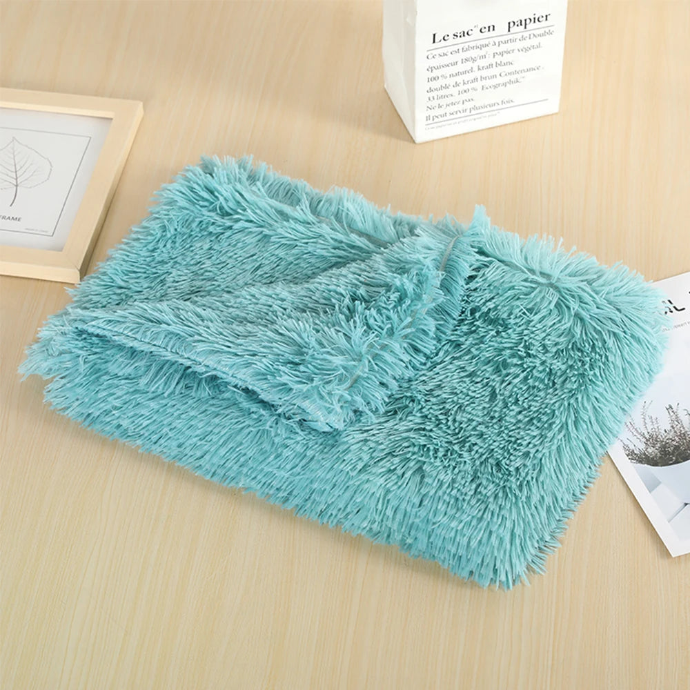 Ultra-Soft Plush Pet Sleeping Mat - Cozy Fleece Bed for Dogs & Cats