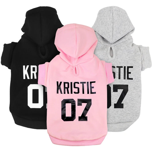 Personalized Pet Name Clothes for Small Medium Large Dogs XS-6XL