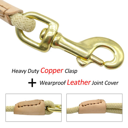 TerraTrack Heavy-Duty Non-Slip Long Training Leash – Premium Nylon Tracking Lead for Medium & Large Dogs