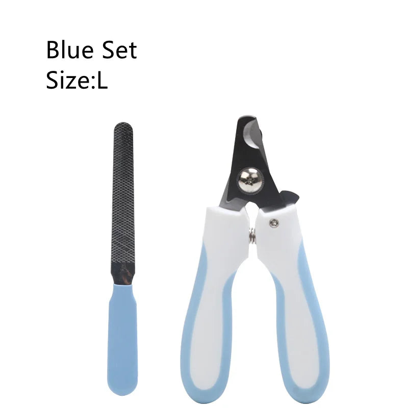 PawGroom Professional Stainless Steel Nail Clipper & File Set