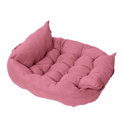 Multifunctional Pet Sofa Nest Bed – Ultra-Soft Machine-Washable Cushion for French Bulldogs, Pugs, and Cats