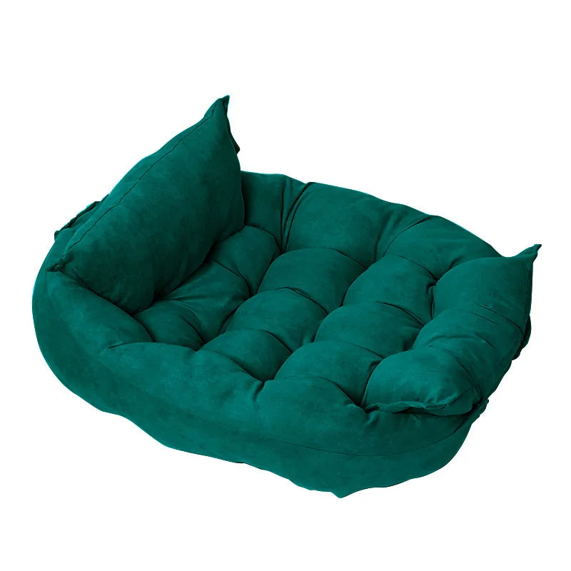 Multifunctional Pet Sofa Nest Bed – Ultra-Soft Machine-Washable Cushion for French Bulldogs, Pugs, and Cats