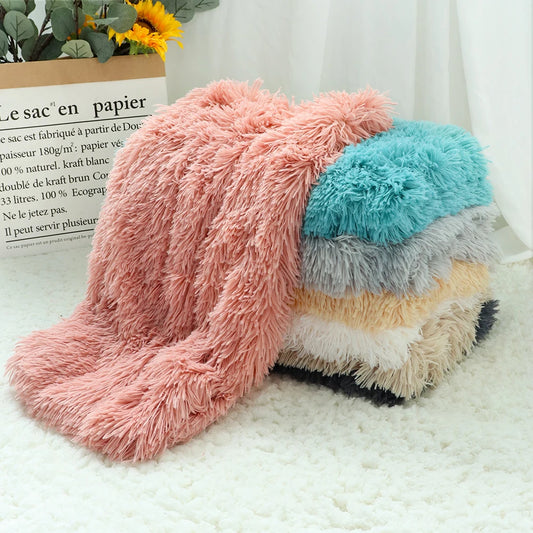 Ultra-Soft Plush Pet Sleeping Mat - Cozy Fleece Bed for Dogs & Cats