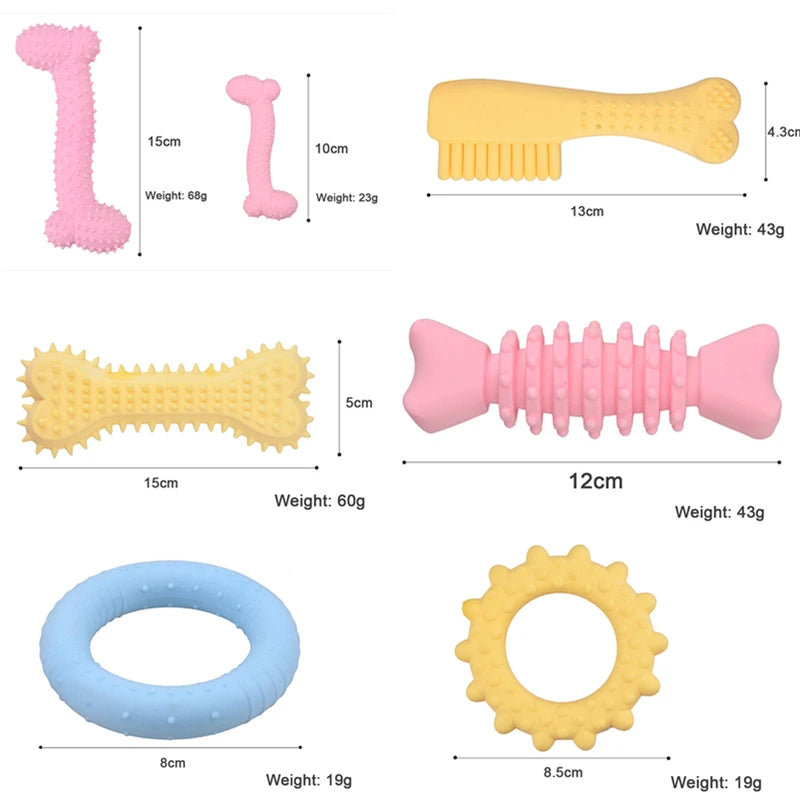 ChewGuard Durable Thorn Bone Rubber Molar Toy – Heavy-Duty Bite-Resistant Dental Training Toy