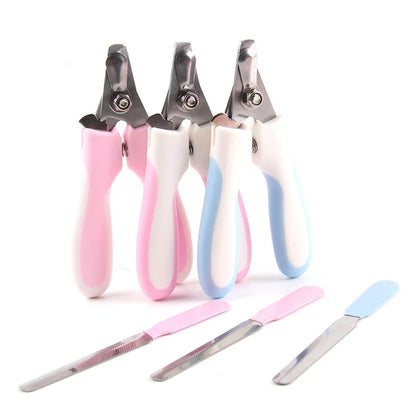 PawGroom Professional Stainless Steel Nail Clipper & File Set