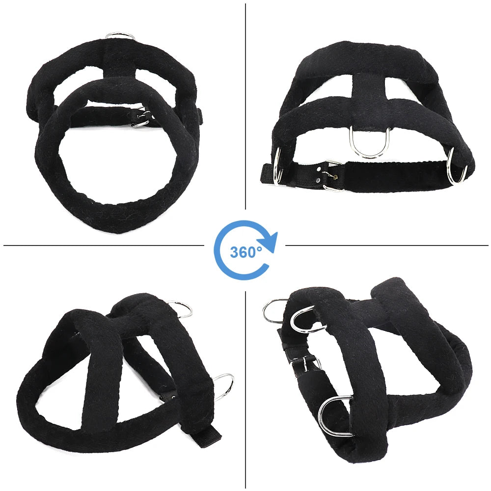 Heavy-Duty Sled & Weight Pulling Dog Harness - Ultimate Strength Training for Medium to Large Breeds