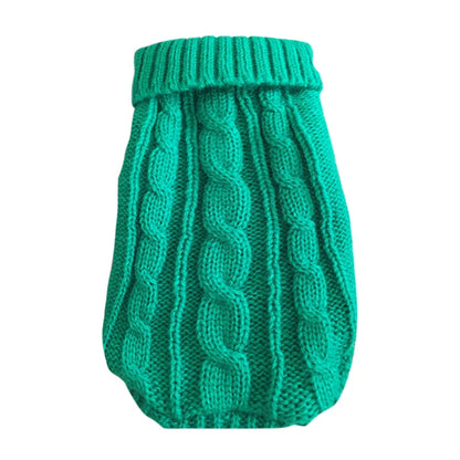 Snuggle-Ready Woolly Soft Pet Sweater - For Small to Medium Dogs & Cats