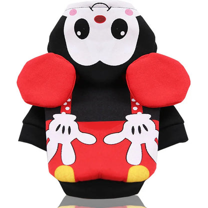 CozyPaw Cartoon Character Cotton Hoodie – Warm Autumn & Winter Apparel for Dogs & Cats