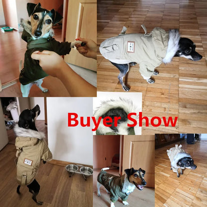 CozyPaws Winter Cotton Jacket - Warmth for Small Breeds