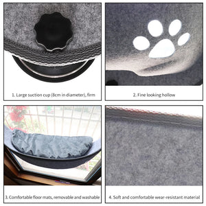 Cat Window Hammock Bed With Strong Suction Cups