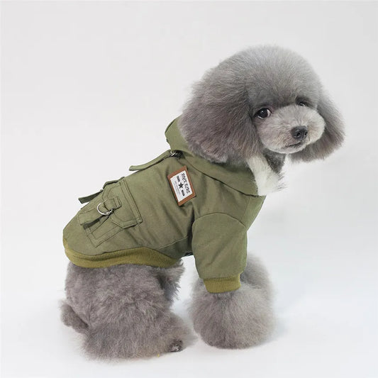 CozyPaws Winter Cotton Jacket - Warmth for Small Breeds