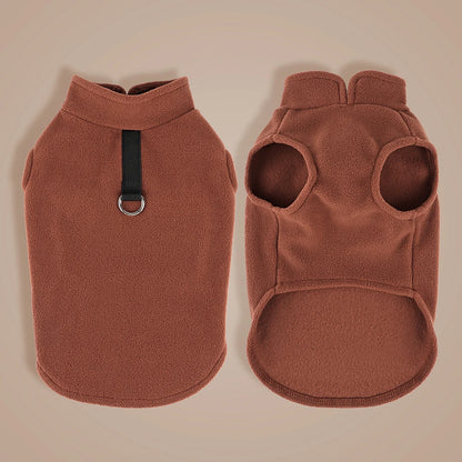 Cozy Fleece Winter Vest for Small Dogs & Cats