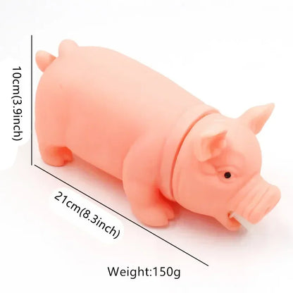 Screaming Rubber Pig Pet Teasing Squeak Squeaker Chew Toy Puppy Toy Large Dogs Pet Sound Voice Dog Toys