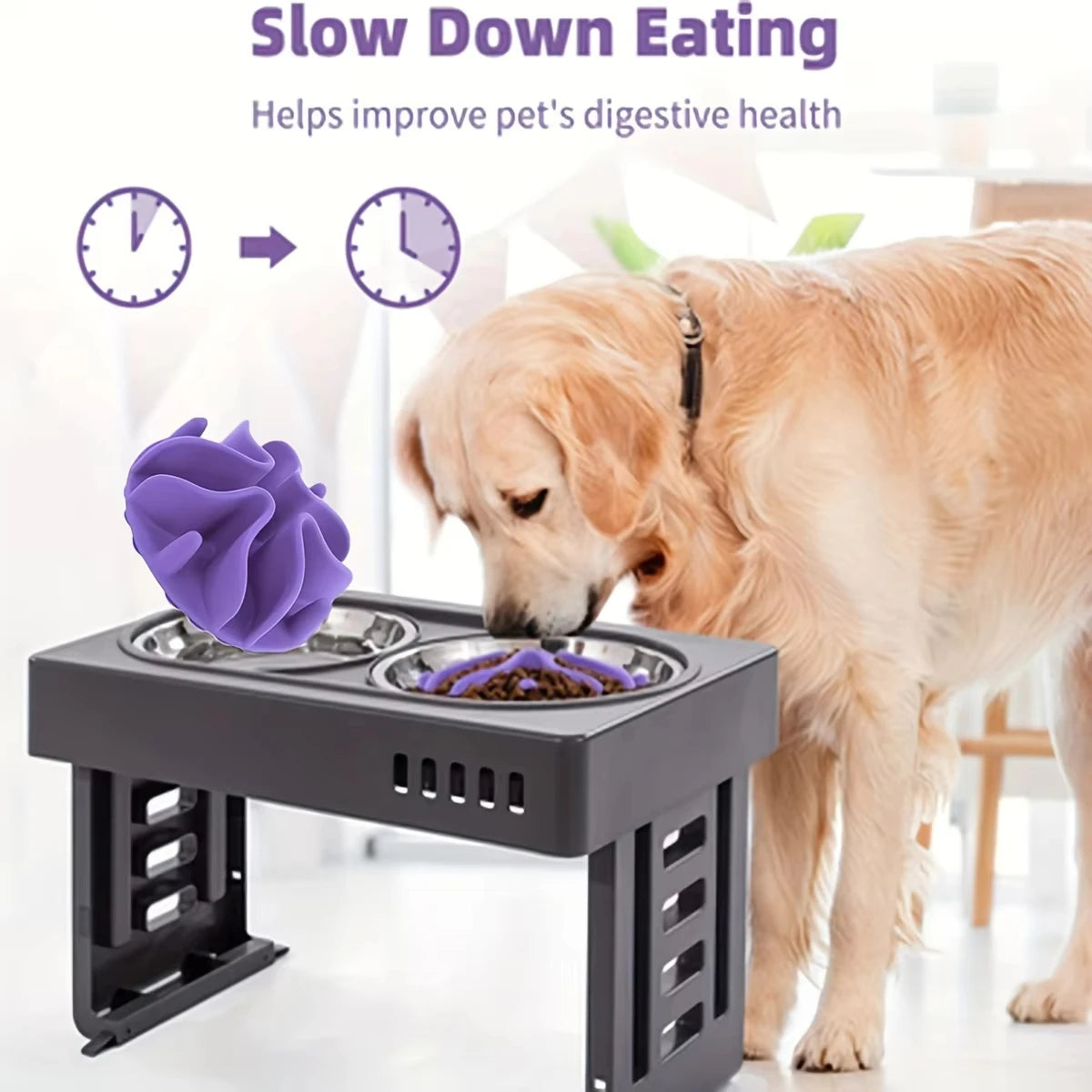 SmartSip Slow Feeder Silicone Puzzle Insert – Mind-Stimulating & Healthy Digestion Bowl Upgrade