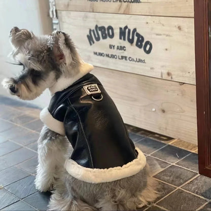 SnugglePaws Velvet Sleeveless Vest - Cozy One-Piece for Small Dogs