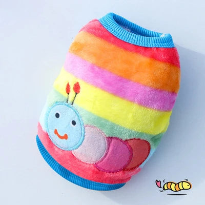 SpringSnuggle Soft Fleece Pet Clothes - Cute Comfort for Small Dogs