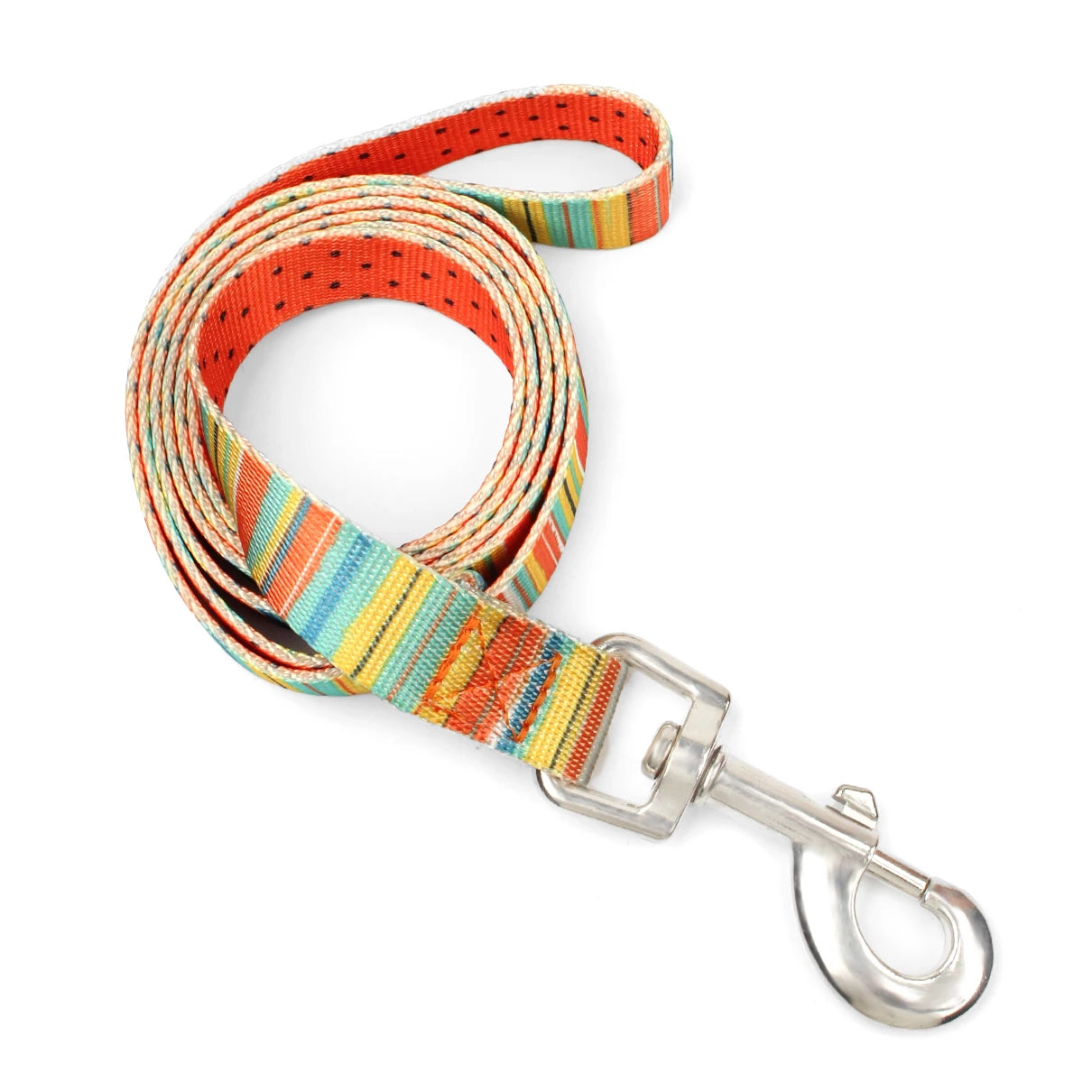 SilkPrint Comfort Leash – Vibrant Nylon Lead for Stylish Walk