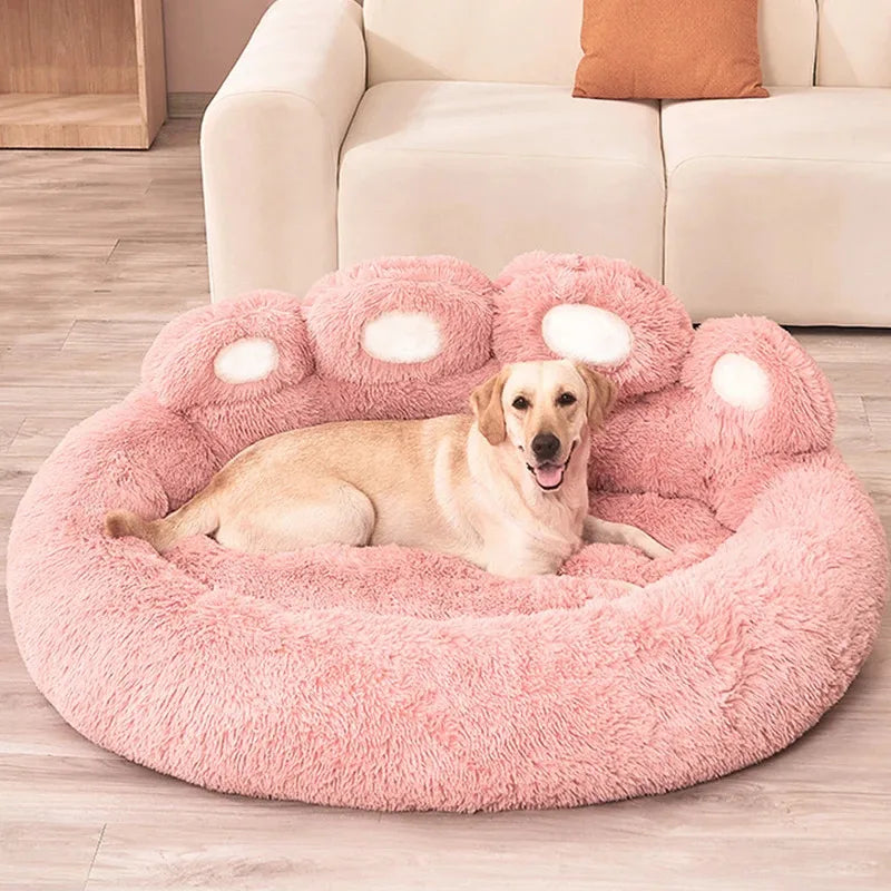 Cozy Cloud Fluffy Dog Bed – Winter Warm Haven for Pets