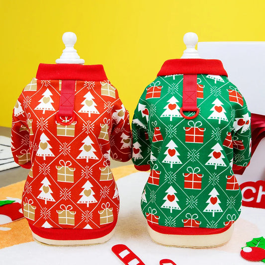 Adorable Christmas Tree T-Shirt - Festive Holiday Outfit for Small Pets