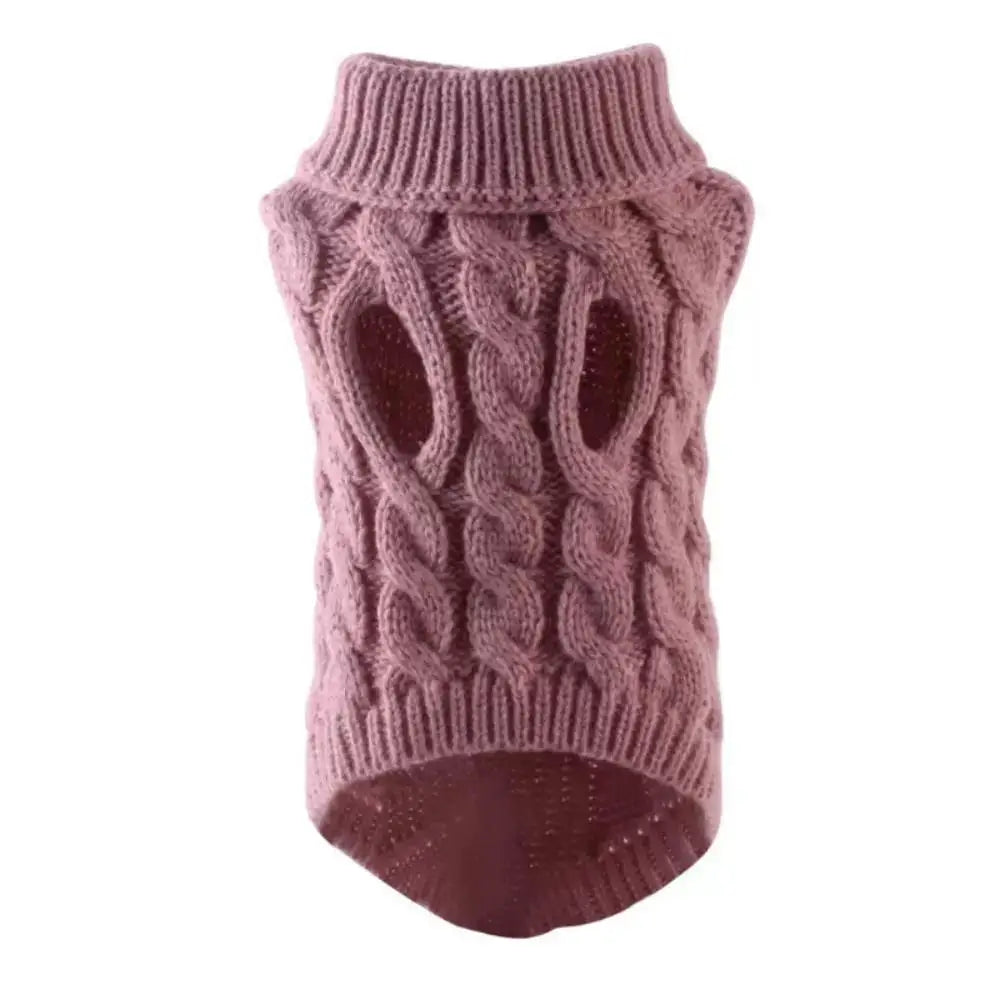 Cozy Chic Knitted Dog Sweater - Ideal for Small to Medium Breeds
