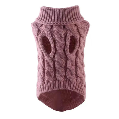 Cozy Chic Knitted Dog Sweater - Ideal for Small to Medium Breeds
