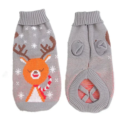 Cozy Knitted Pet Sweater - Winter Warmth for Small & Medium Dogs