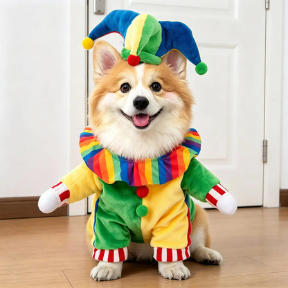 Spooktacular Pet Transformation Costume – Festive Fleece Halloween Apparel for Dogs & Cats