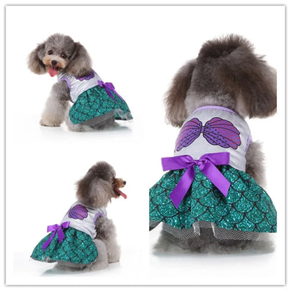 Festive Costume Set – Charming Holiday Cosplay Apparel for Dogs & Cats for Halloween, Christmas and more