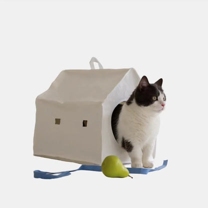 SafeHaven Detachable Pet Tent – Cozy Semi-Enclosed Sleep Hut for All Seasons