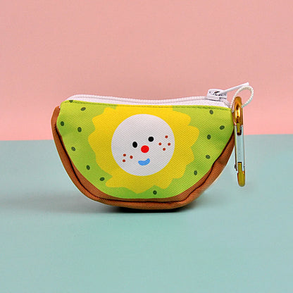 FruitPrint Abstract Designer Poop Bag Holder – Stylish & Universal Waste Bag Dispenser