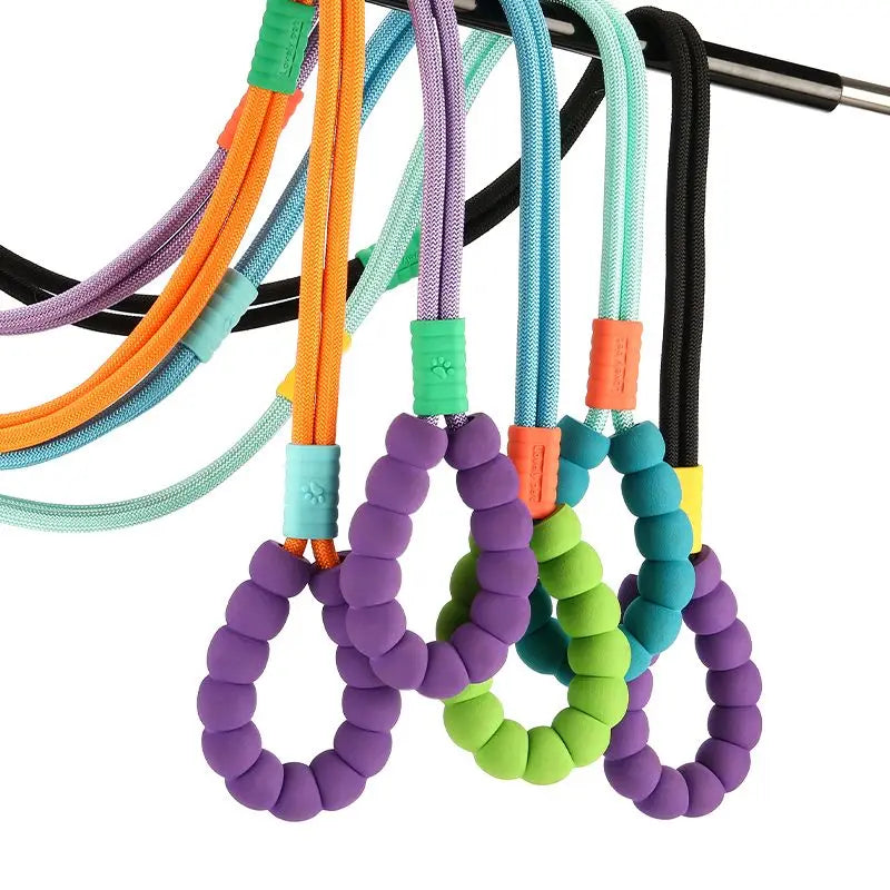 FoamComfort Versatile P-Chain Slip Lead – Lightweight Adjustable Nylon Traction Rope